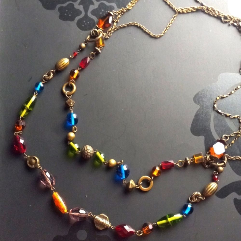 Brass handmade beaded